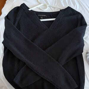 Banana Republic black V-Neck Pullover